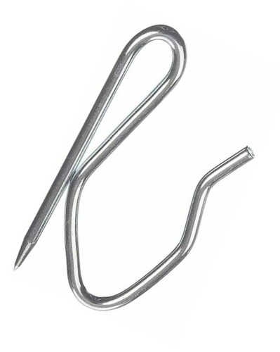 Metal curtain pin hooks strong - metal,