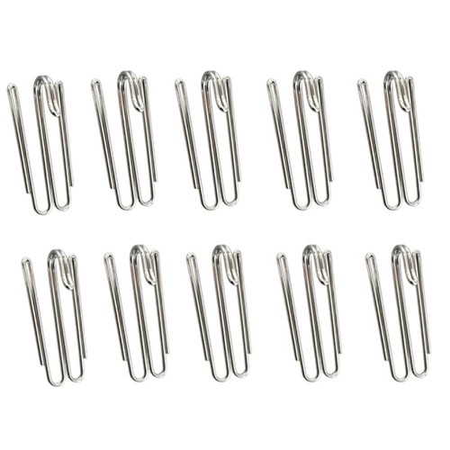 Zinc curtain hooks 10pcs - 10pcs, for