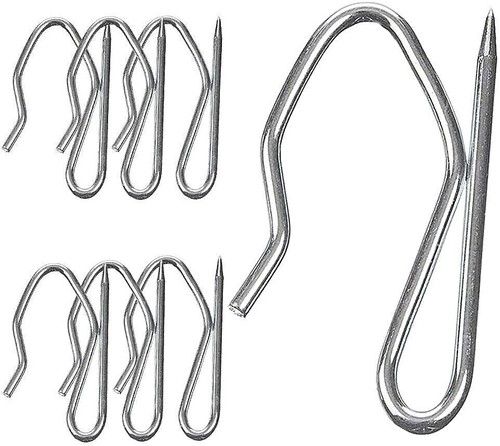 Curtain hooks metal - curtain, pin