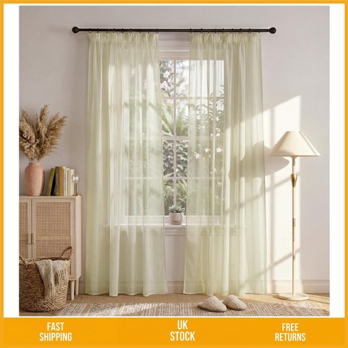 Elegant voile sheer window - sheer,