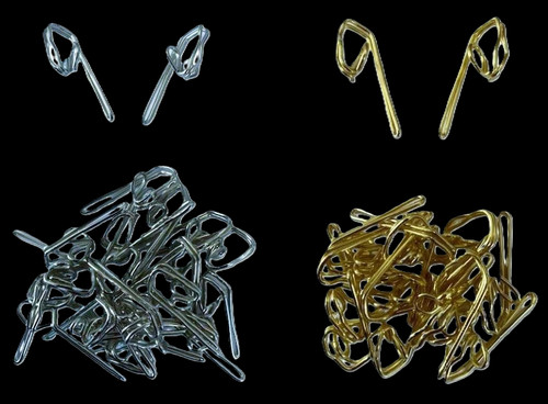 Metal curtain hooks for - curtain, header
