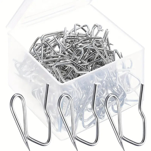 Metal curtain pin hooks - pin,