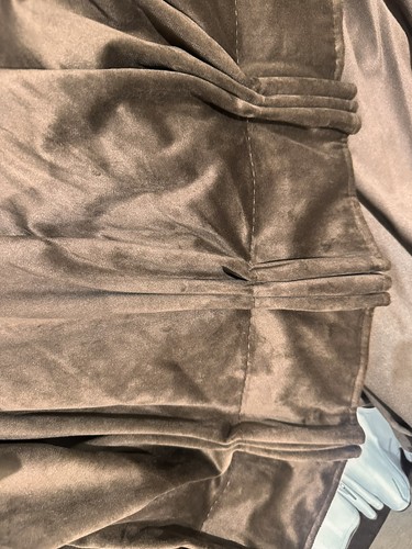 Thick brown velvet - thick,