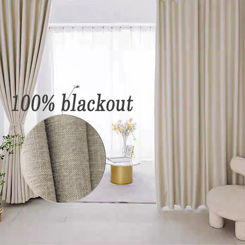 Linen blackout curtains for - blackout,